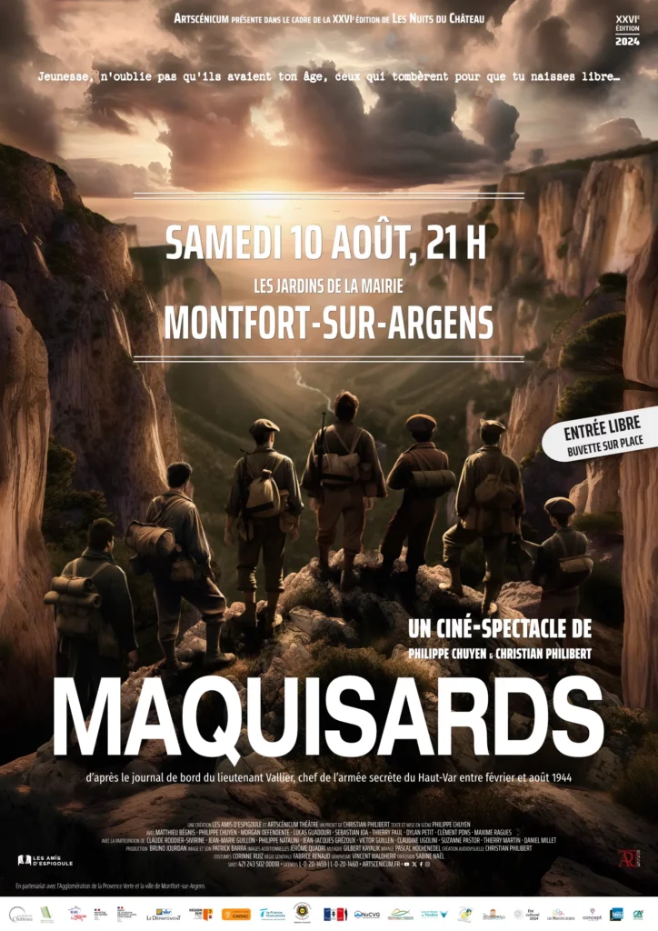 Affiche Maquisards, Les Nuits du Château 2024